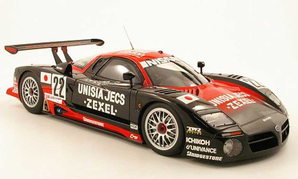 Nissan R390 1/18 Autoart gt1 no.22 unisia jecs 24h le mans 1997 r.patrese / e.van de poele / a.suzuki modelauto