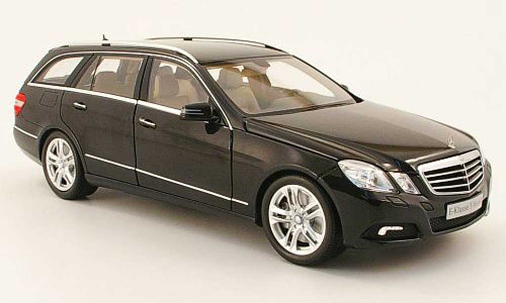 Mercedes Classe E 1/18 Minichamps stationwagen (s212) zwart 2009 modelauto
