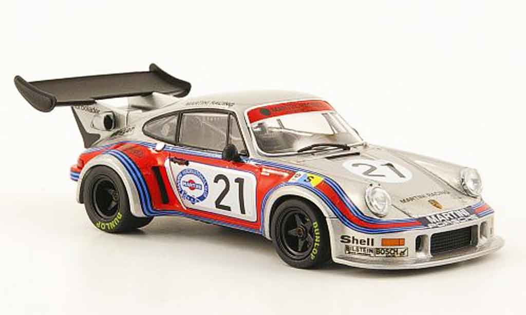 Porsche 930 Turbo 1/43 Ebbro RSR Turbo No.21 Martini 24h Le Mans 1974 modelauto