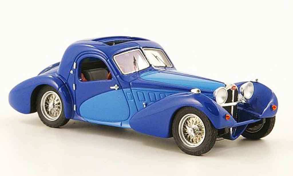 Bugatti 57 SC 1/43 Luxcar SC blauw blauw corsica 1938 modelauto