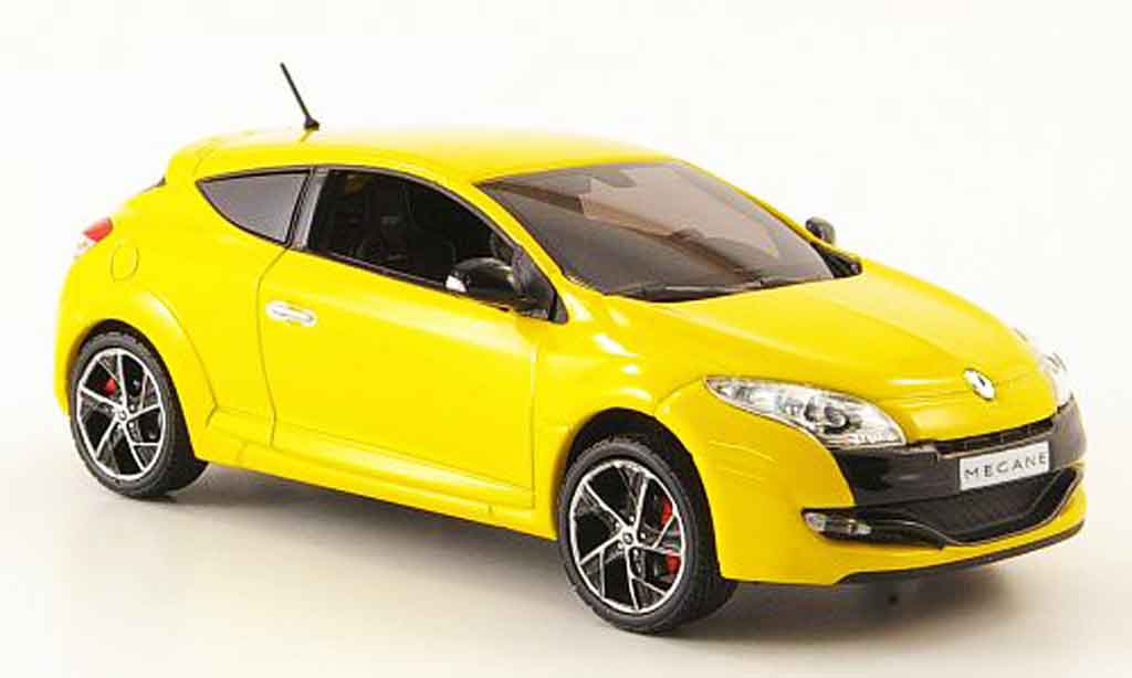 Renault Megane Sport 1/43 Norev Sport geel 2009 modelauto