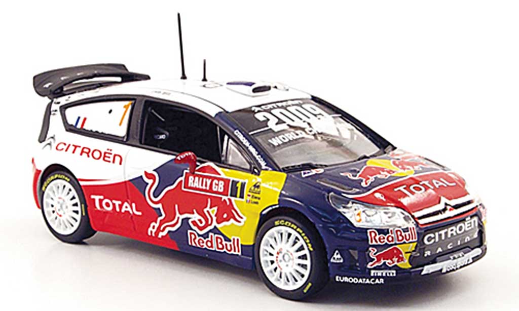 Citroen C4 WRC 2009 1/43 Norev WRC 2009 No.1 Total Rally GB modelauto