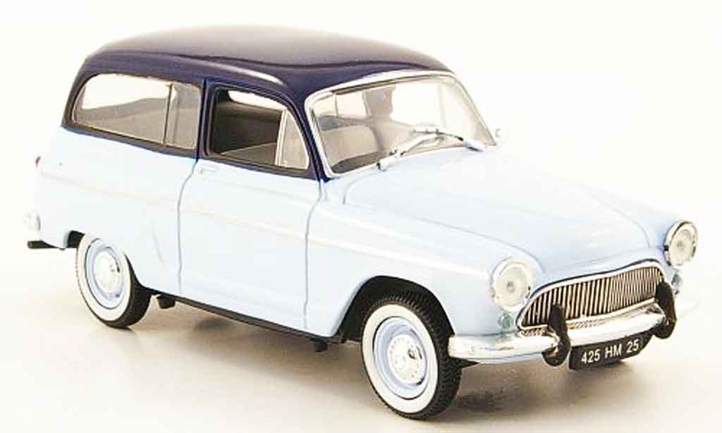 Simca Aronde 1/43 Nostalgie ranch blauw 1961 modelauto