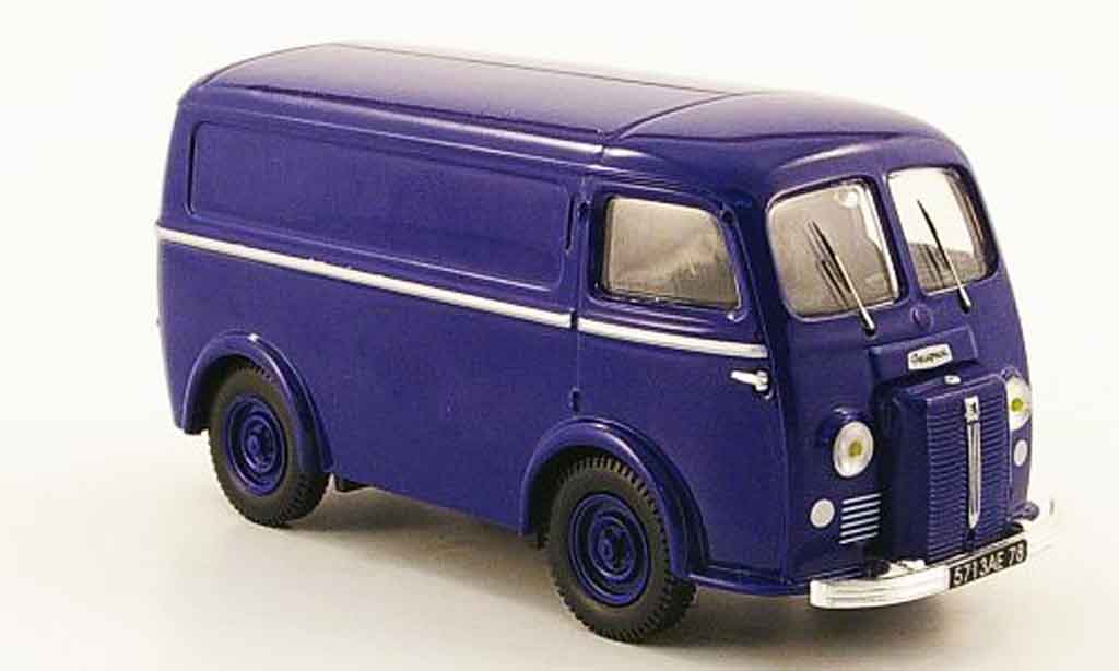Peugeot D3A 1/43 Heritage kasten blauw modelauto