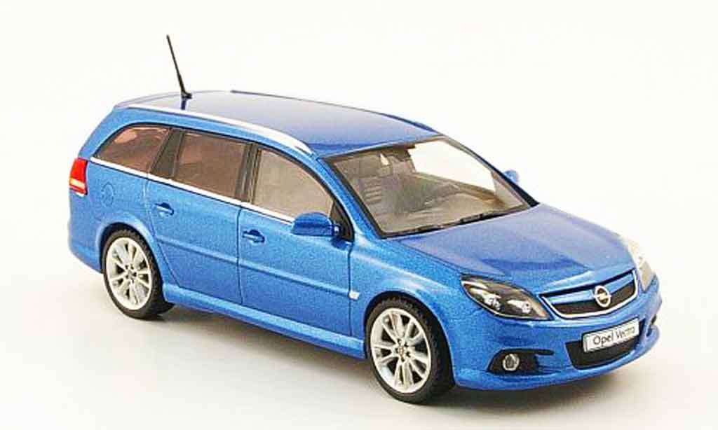 Opel Vectra 1/43 Schuco caravan opc blauw modelauto