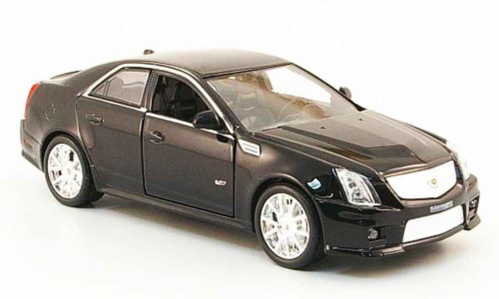 Cadillac CTS 1/43 Luxury Die Cast V zwart 2009 modelauto