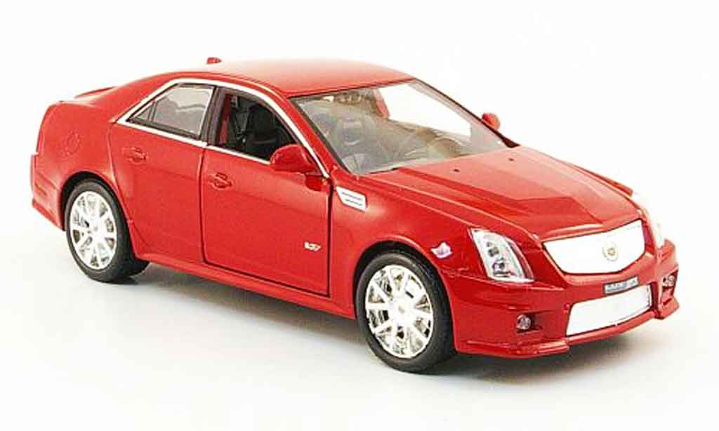 Cadillac CTS 1/43 Luxury Die Cast V rood 2009 modelauto