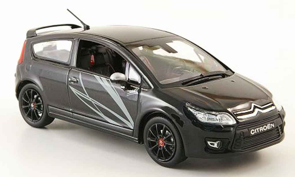Citroen C4 1/43 Norev by loeb zwart 2009 modelauto