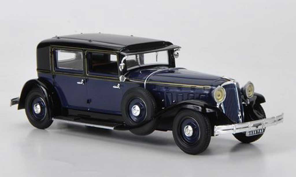 Renault RM2 1/43 Norev Type Reinastella blauw/zwart RHD 1932 modelauto
