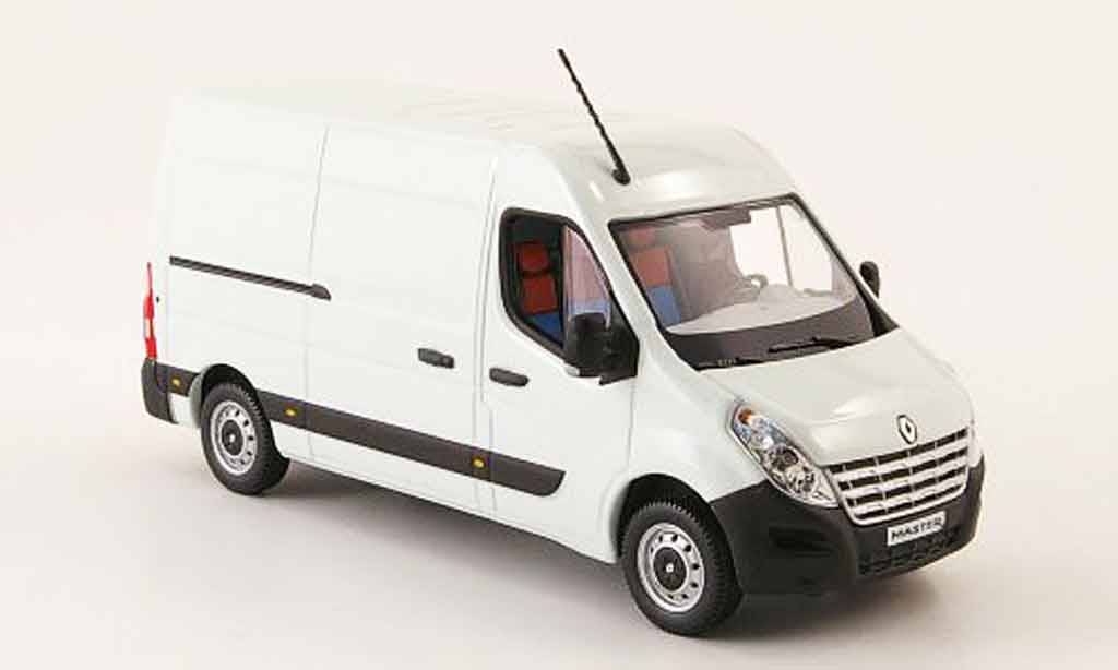 Renault Master 1/43 Norev wit 2010 modelauto