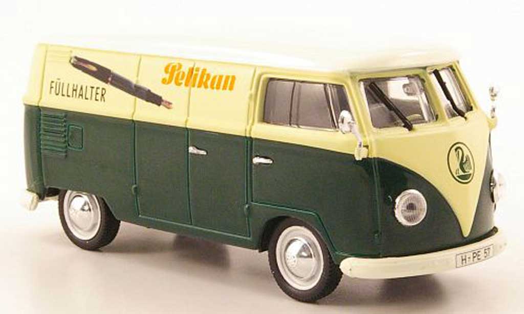 Volkswagen T1 B 1/43 Norev B b Kasten Pelikan Fullhalter 1957 modelauto