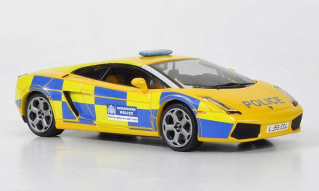 Lamborghini Gallardo 1/43 IXO UK Metropolitan Politie 2006 modelauto