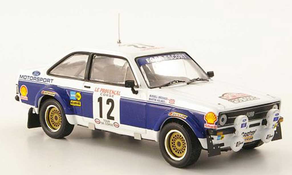 Ford Escort RS 1800 1/43 IXO RS 1800 No.12 Rally Korsika 1977 modelauto