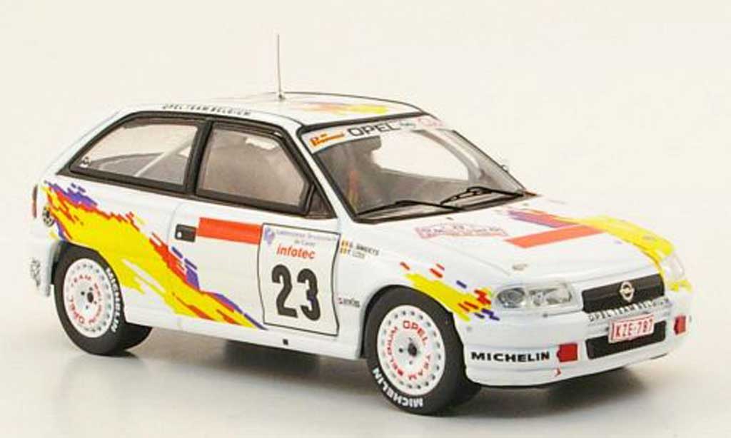 Opel Astra 1/43 IXO F GSI 16V No.23 Rally Korsika 1995 modelauto