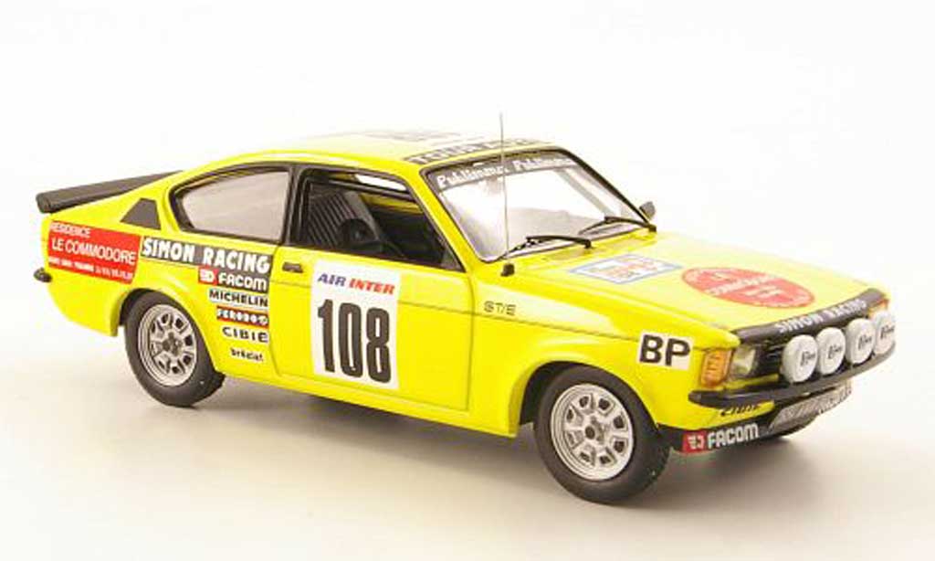Opel Kadett C 1/43 IXO C GT/E Coupe No.108 Tour de France Auto 1979 modelauto