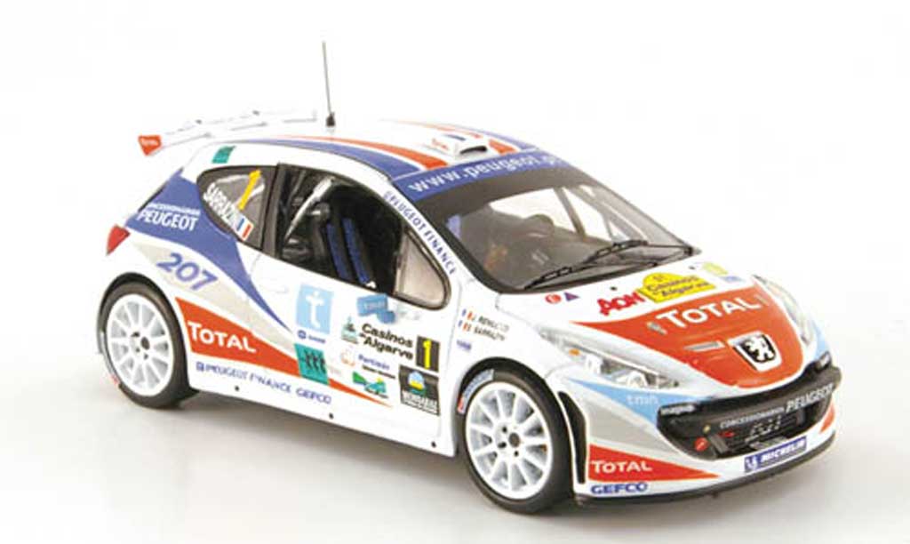 Peugeot 207 S2000 1/43 IXO S2000 No.1 Sarrazin/Renucci Rally Algarve 2007 modelauto