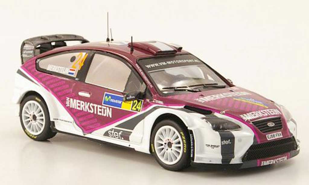 Ford Focus RS WRC 1/43 IXO RS WRC 07 No.24 Rally Spanien 2008 modelauto