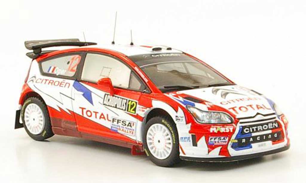Citroen C4 WRC 2009 1/43 IXO WRC 2009 No.12 Total Rally Griechenland modelauto