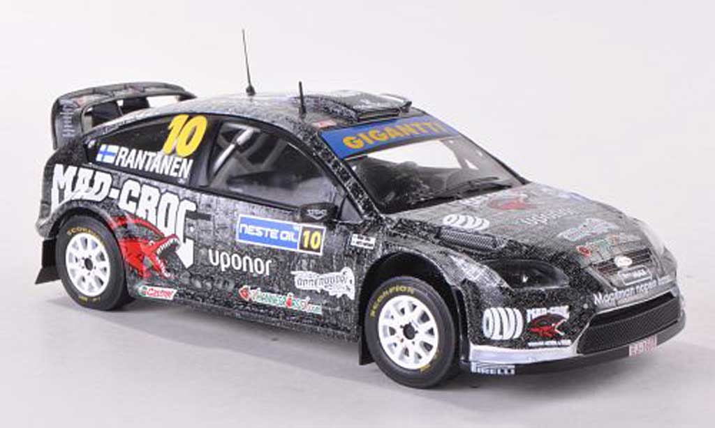 Ford Focus RS WRC 1/43 IXO RS WRC 08 No.10 Gigantii Rally Finnland 2009 M.Rantanen/M.Lukka modelauto