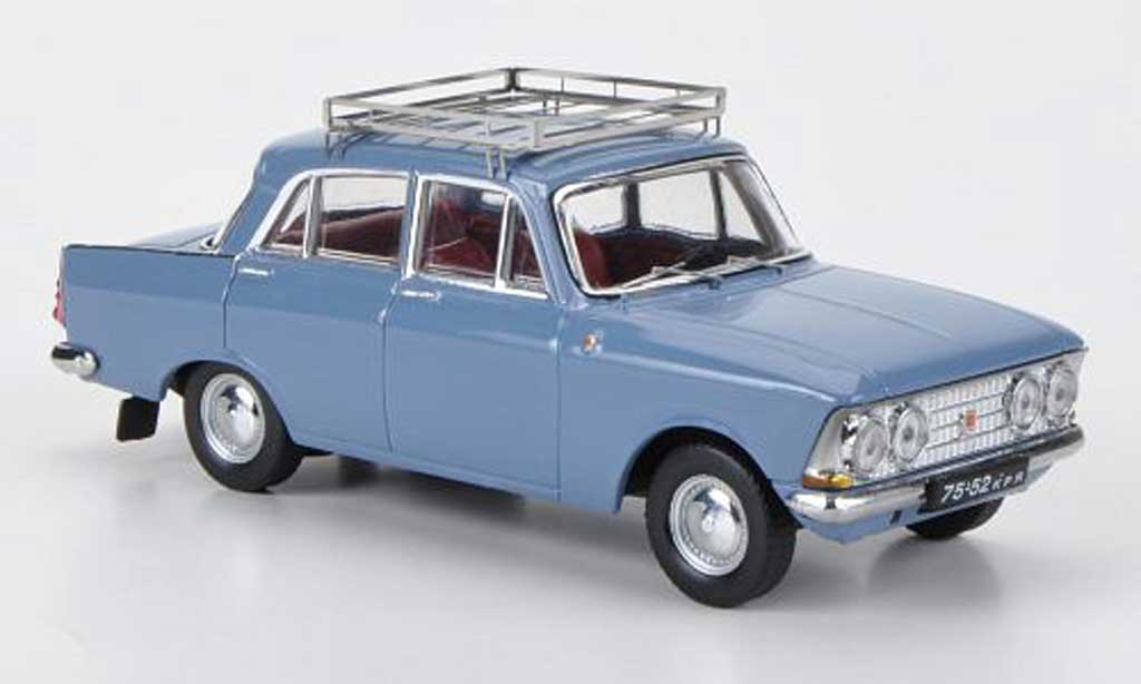 Moskwitsch 408 1/43 IST Models E blauwgrijs 1966 modelauto
