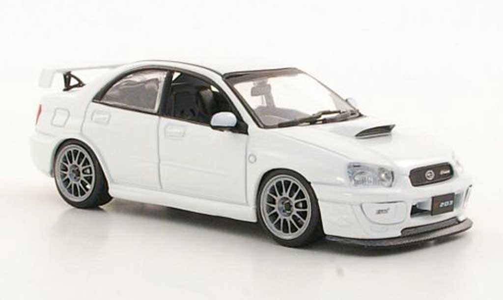 Subaru Impreza 1/43 J Collection S203 wit RHD 2005 modelauto
