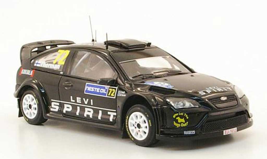 Ford Focus RS WRC 1/43 IXO RS WRC 08 No.72 Levi Spirit Rally Finnland 2009 M.Therman / J.Perala modelauto
