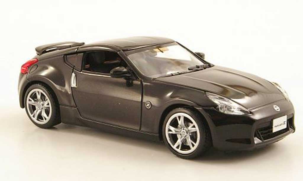 Nissan 370Z 1/43 J Collection Fairlady zwart 2009 modelauto