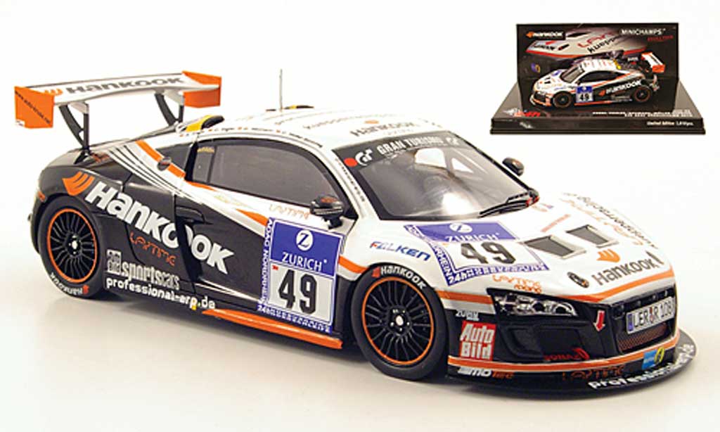 Audi R8 LMS 1/43 Minichamps LMS No.49 24h Nurburgring 2010 modelauto