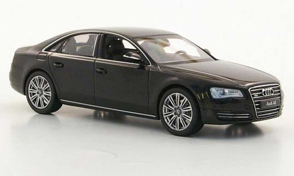 Audi A8 1/43 Kyosho (D4) zwart modelauto