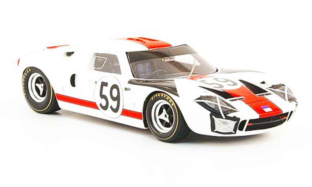 Ford GT40 1/43 Bizarre GT 40 No.59 24h Le Mans 1966 modelauto