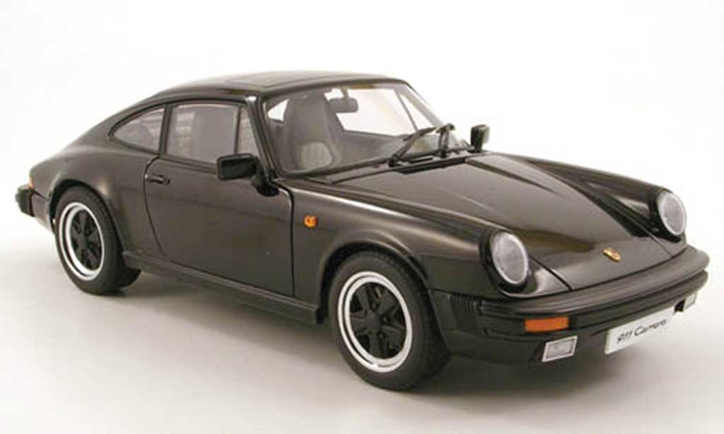 Porsche 930 3,2 1/18 Autoart 32 carrera zwart 1988 modelauto