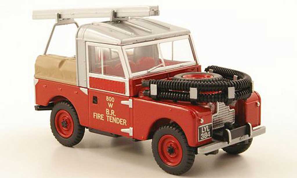 Land Rover 88 1/43 Oxford British Rail pompier modelauto