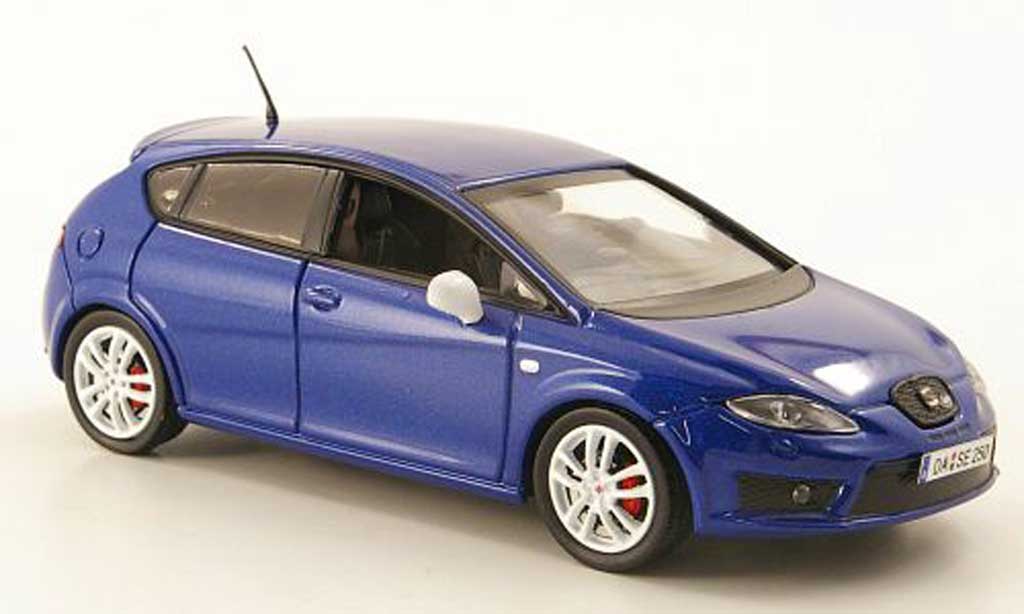 Seat Leon Cupra 1/43 Hachette Cupra R blauw modelauto