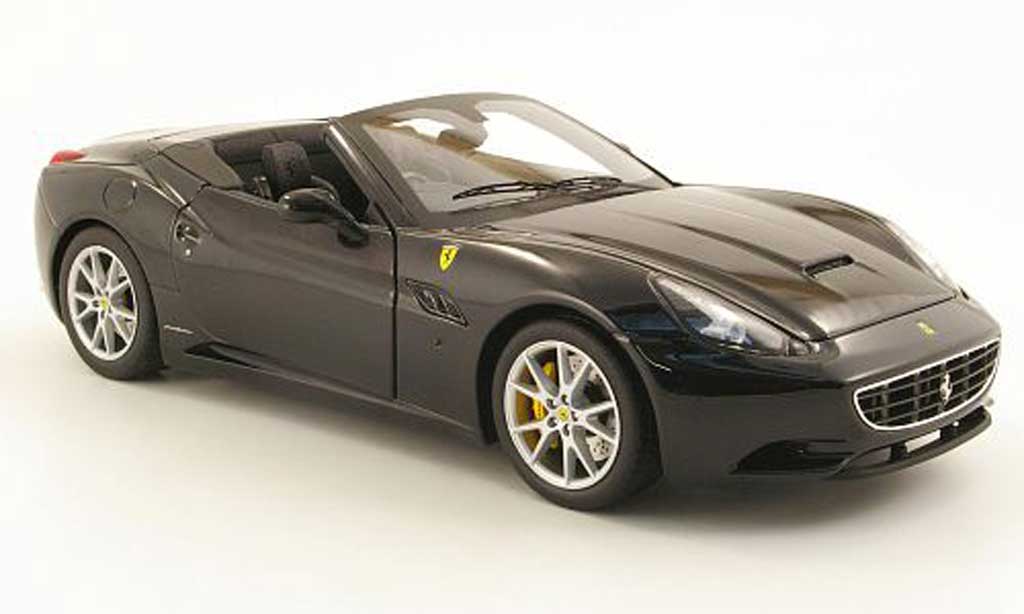 Ferrari California 2008 1/18 Hot Wheels 2008 zwart george michael modelauto