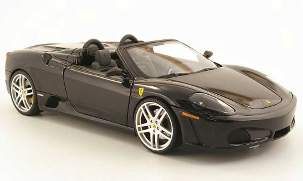 Ferrari F430 spider 1/18 Hot Wheels spider zwart seal modelauto