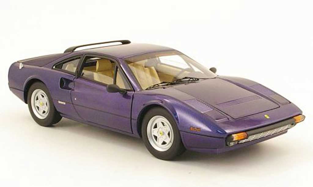 Ferrari 308 GTB 1/18 Hot Wheels Elite GTB blauw modelauto