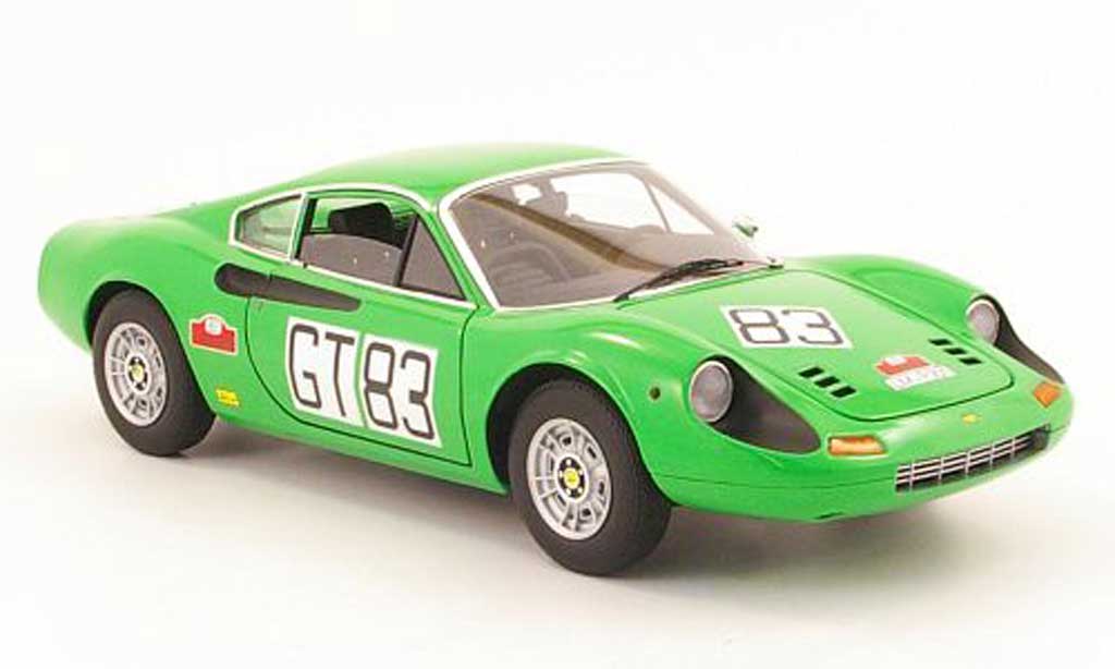 Ferrari 246 1/18 Hot Wheels Elite dino gt no83 1000km nurburgring 1971 modelauto