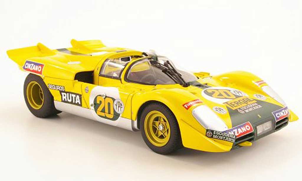Ferrari 512 S 1/18 Hot Wheels S no.20 escuderia montjuich 1000km buenos aires 1971 juncadella / pairetti modelauto