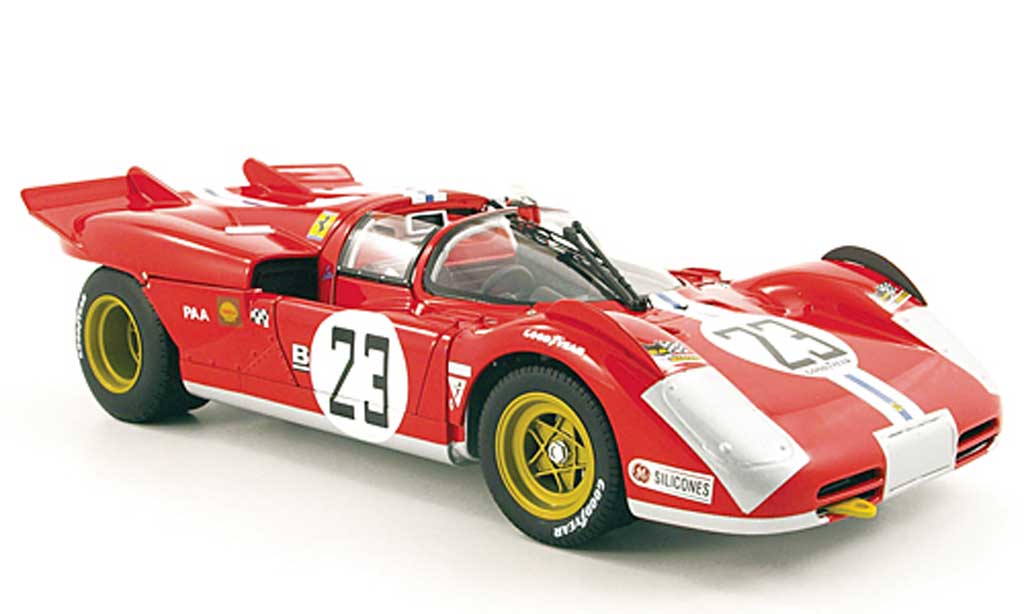 Ferrari 512 S 1/18 Hot Wheels Elite S no.23 n.a.r.t. bucknum/adamovicz 24h daytona 1971 modelauto