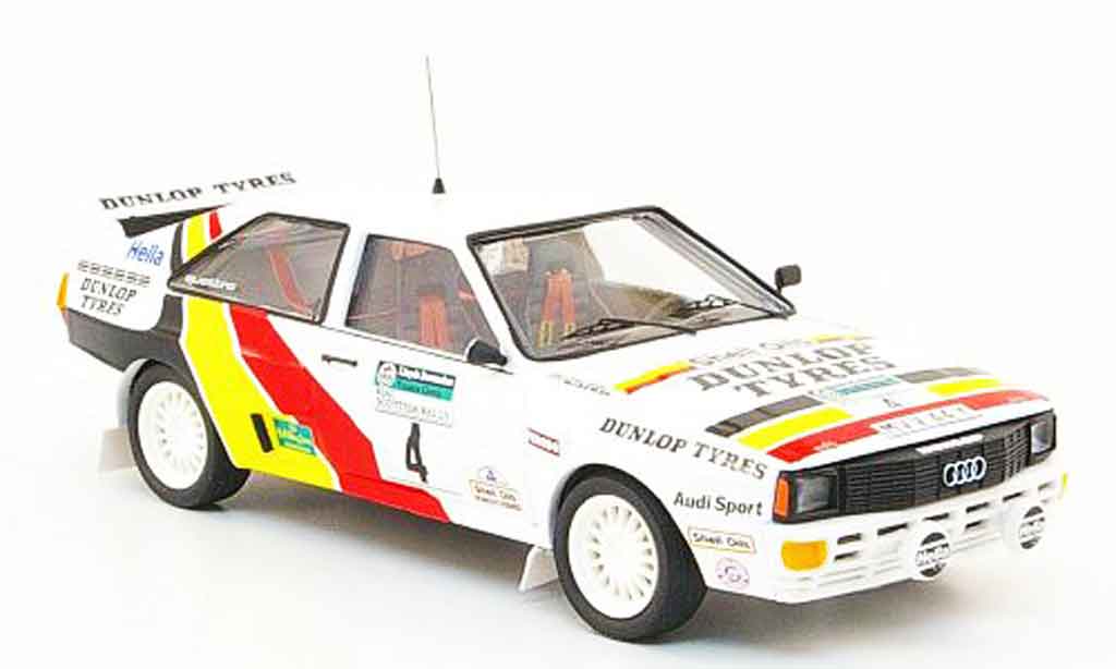 Audi Quattro 1/43 Trofeu A1 No.4 Dunlop Tyres Rally Schottland 1985 modelauto