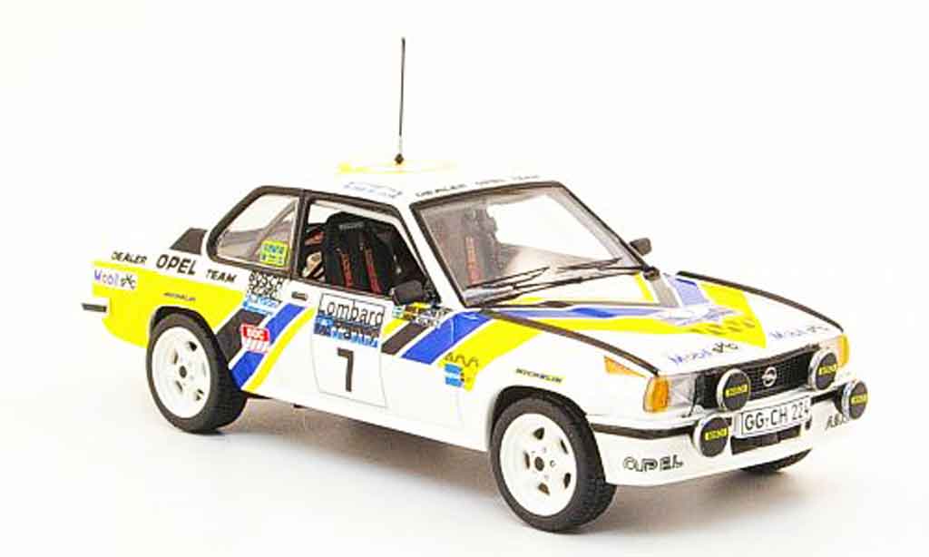 Opel Ascona B 1/43 Schuco B 400 no.7 rac rallye 1980 modelauto