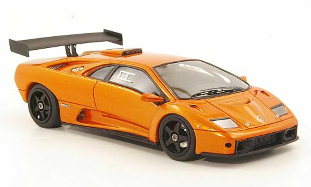 Lamborghini Diablo GTR 1/43 Look Smart GTR oranje 1999 modelauto