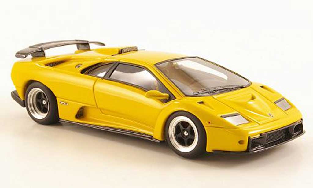 Lamborghini Diablo GT 1/43 Look Smart GT geel Auto Salon Genf modelauto