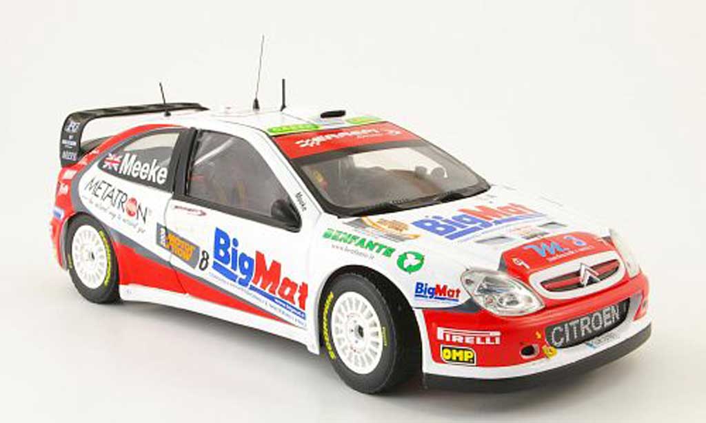 Citroen Xsara WRC 2008 1/18 Sun Star WRC 2008 no.8 bigmat bologna motor show modelauto