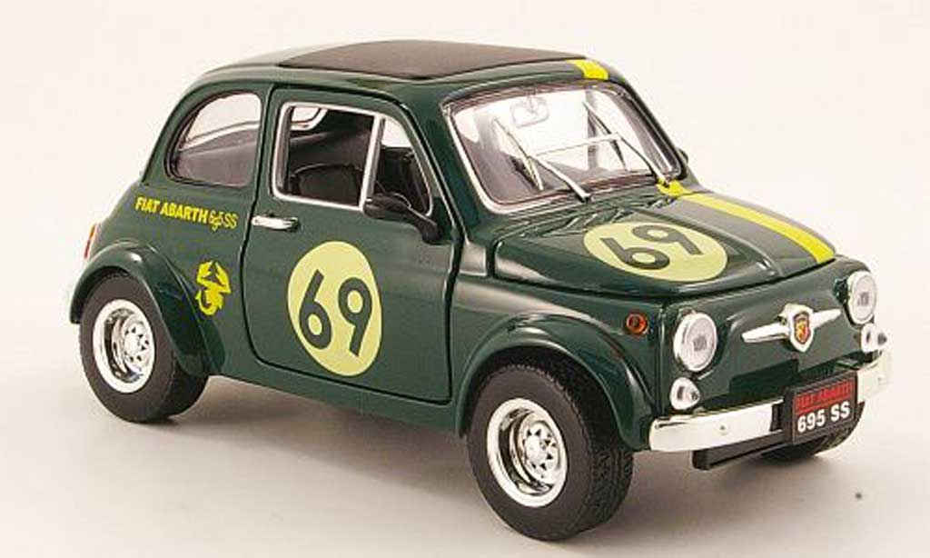 Fiat 500 Abarth 1/18 Mondo Motors Abarth 695ss grun no.69 modelauto