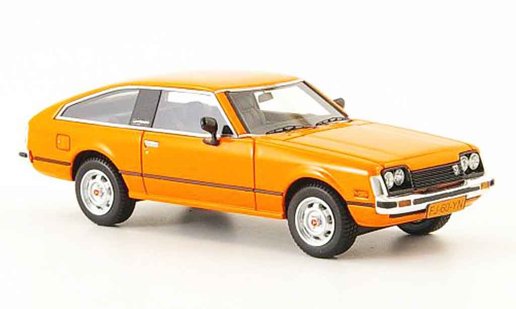 Toyota Celica 1/43 Neo mk2 (a40) oranje modelauto