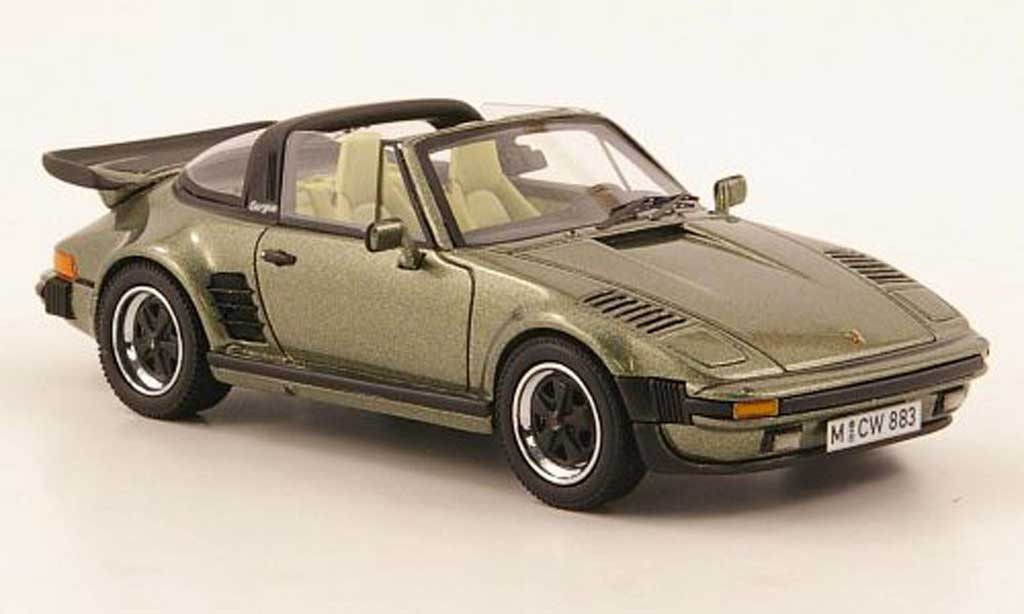 Porsche 930 Turbo 1/43 Neo Turbo SE Targa Flatnose grun lim. Aufl. 300 1987 modelauto