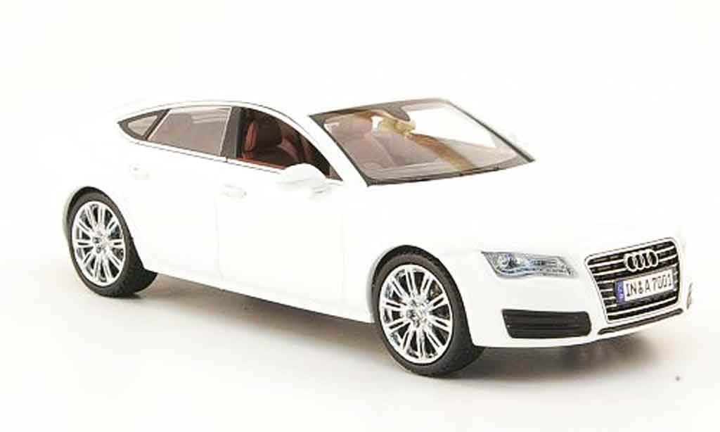 Audi A7 1/43 Kyosho Sportback wit 2010 modelauto