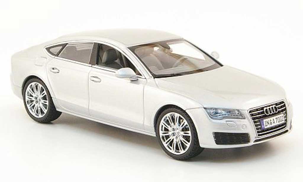 Audi A7 1/43 Kyosho Sportback grijs 2010 modelauto