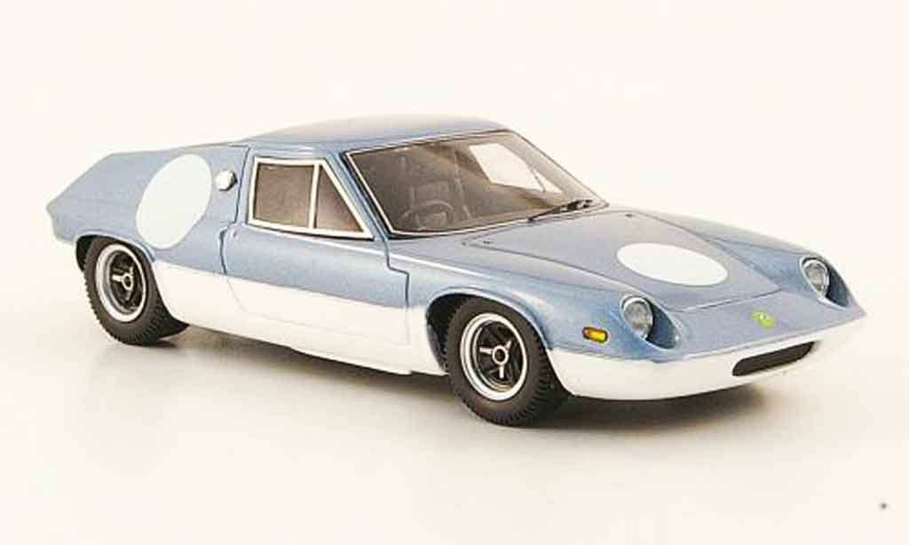 Lotus 47 1/43 Ebbro gt grijs metallic blauw wit modelauto